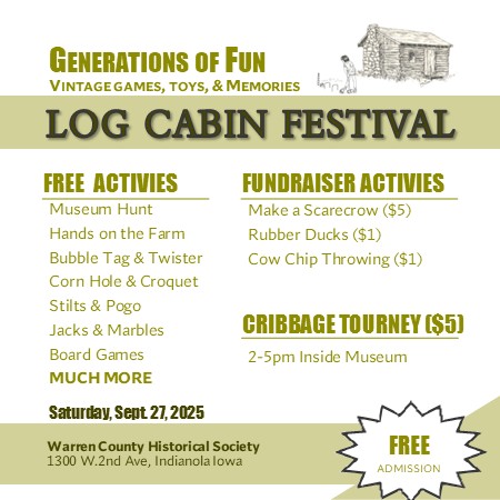 Indianola Log Cabin Days Parade